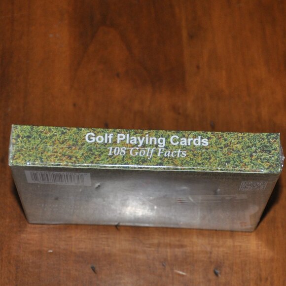 New Sealed. Golf Trivia & History - Double Deck of Playing Cards 108 Golf Facts - Picture 4 of 4
